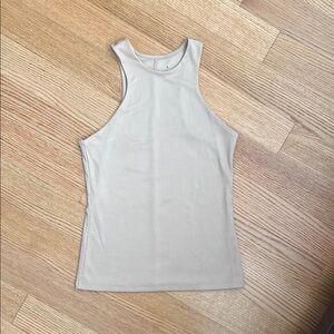 a new day Light Tan Ribbed Top